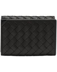 Bottega Veneta - Fondente Trifold Wallet - Lyst