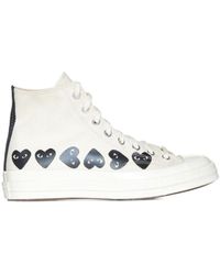Comme des Garçons - Printed High-Top Sneakers - Lyst