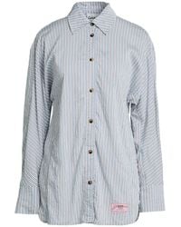 Ganni - Sky Shirt Ecovero Viscose, Polyamide - Lyst