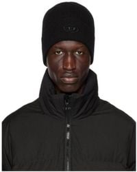 DIESEL - K-Coder-Fully B Logo Embroidered Beanie - Lyst