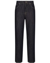 Dolce & Gabbana - High-Rise Straight Jeans - Lyst