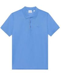 Burberry - Pull-Down Short-Sleeved Polo Shirt - Lyst