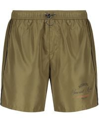 Iceberg - Stamp Print Swim Shorts - Lyst