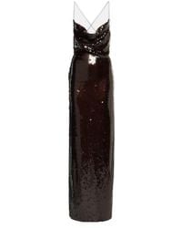 Magda Butrym - Sequined Draped Gown - Lyst