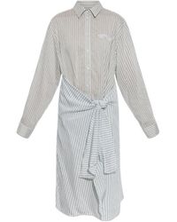 DIESEL - D Iletta T 2 Draped Shirt Dress - Lyst