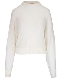 Brunello Cucinelli - Ribbed Crewneck Sweater - Lyst
