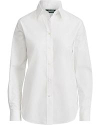 Ralph Lauren - Lapel Long-Sleeved Shirt - Lyst