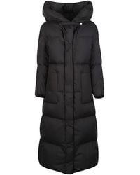 Add - Hooded Quilted Coat - Lyst