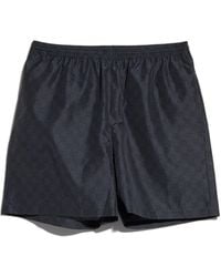 Gucci - Printed Poplin Swim Shorts - Lyst