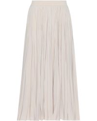 Weekend by Maxmara - Wkdfoggia Long Pleated Skirt - Lyst