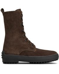 Tod's - Lace-Up Chelsea Boots - Lyst