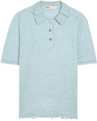 Tory Burch - Silk Lapel Top - Lyst