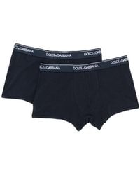 Dolce & Gabbana - Set Of Two Logo Waistband Boxers - Lyst