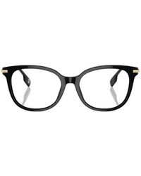 Burberry - Eyewear Round Frame Glasses - Lyst
