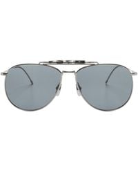 Thom Browne - Eyewear Aviator Sunglasses - Lyst