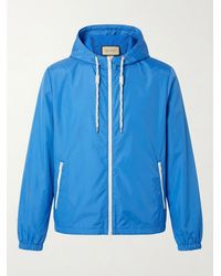 Gucci - Hooded Zip-Up Jacket - Lyst