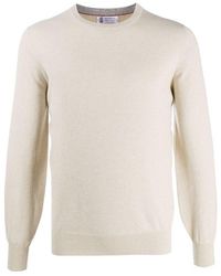 Brunello Cucinelli - Crewneck Knitted Jumper - Lyst