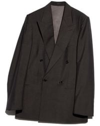 Gucci - Pinstripe Wool Mohair Jacket - Lyst