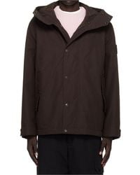 Stone Island - Weatherproof Cotton Canvas Jacket - Lyst