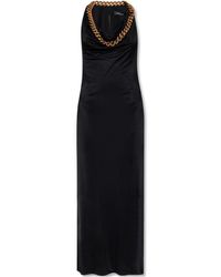 Versace - Chain-Link Detailed Maxi Dress - Lyst