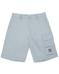 C.P. Company - Logo-Patch Bermuda Shorts - Lyst