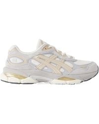 Asics - Suede-Trimmed Lace-Up Mesh Sneakers - Lyst