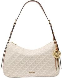 MICHAEL Michael Kors - Nolita Medium Signature Logo Shoulder Bag - Lyst