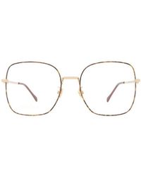 Gucci - Eyewear Oversized Square Glasses And Frames - Lyst