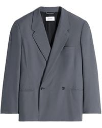 Lemaire - Double-Breasted Oversized Blazer - Lyst