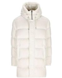 Herno - High-Neck Hooded Drawstring Puffer Coat - Lyst