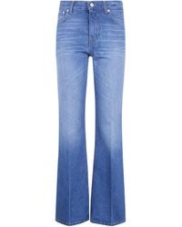 Haikure - Logo-Patch Flared Jeans - Lyst