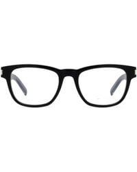 Saint Laurent - Eyewear Square Frame Glasses - Lyst