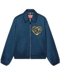 KENZO - Heart Patch Zip-Up Jacket - Lyst