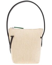 JW Anderson - Jw Anderson Anchor Chenille Mini Top Handle Bag - Lyst
