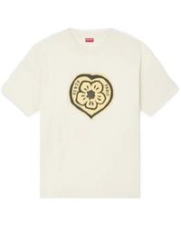 KENZO - Boke Heart Crewneck T-Shirt - Lyst