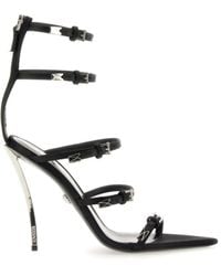 Versace - Pin-Point Buckle-Strap Fastened Sandals - Lyst