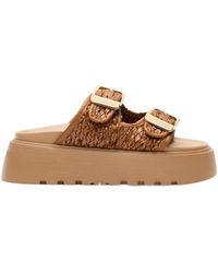 Casadei - Birky Platform Buckle Sandals - Lyst
