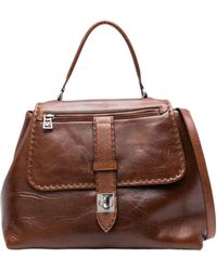 Ermanno Scervino - Liza Top-Handle Leather Shoulder Bag - Lyst