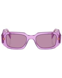 Prada - Eyewear Rectangular Frame Sunglasses - Lyst