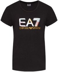 EA7 - Item O-Neck Short-Sleeved T-Shirt - Lyst
