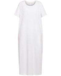 The Row - Rakira Short Sleeve Cotton Midi Dress - Lyst