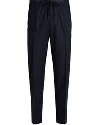 ZEGNA - Drawstring Elastic Waist Pants - Lyst
