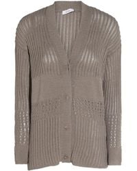 Max Mara - March V-Neck Button-Up Cardigan - Lyst