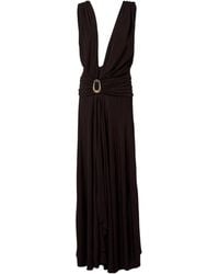 Christopher Esber - Stone Pin Draped Jersey Maxi Dress - Lyst