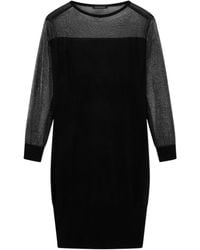 ARMANI EXCHANGE - Long-Sleeve Mini Dress - Lyst