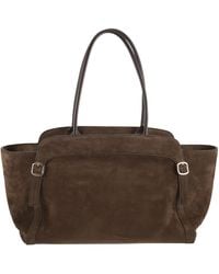 Santoni - Didi M Suede Tote Bag - Lyst