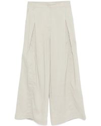 Low Classic - Pleated Palazzo Pants - Lyst