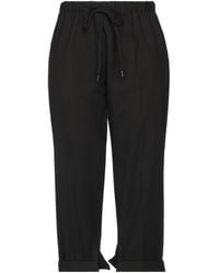 MM6 by Maison Margiela - Solid Stretch Fabric Trousers - Lyst