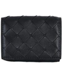 Bottega Veneta - Intrecciato Trifold Wallet - Lyst