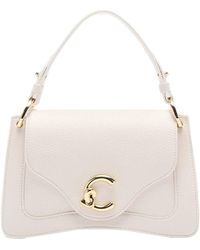 Coccinelle - Small C-Me Logo Hardware Leather Shoulder Bag - Lyst